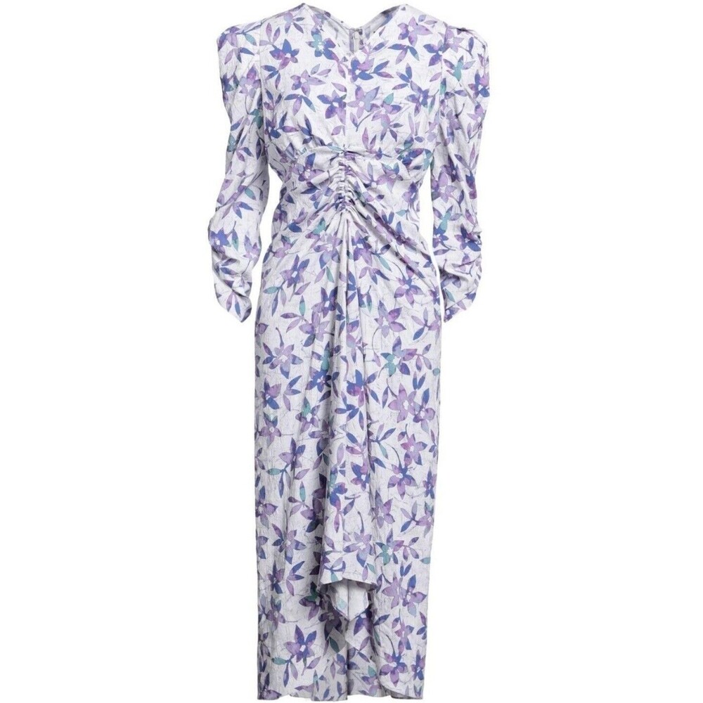 Isabel Marant Maxi Silk Floral Print Dress 36